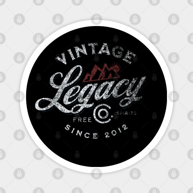 Vintage legacy distressed Magnet by SpaceWiz95